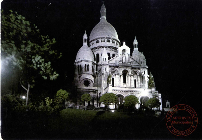 Paris - Le Sacré-Coeur de nuit