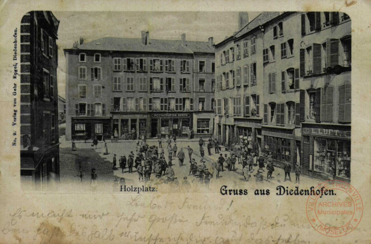 Gruss aus Diedenhofen - Holzplatz