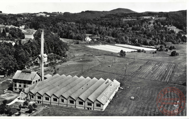 L'industrie textile dans les Vosges. Granges-sur-Vologne. Ets Garnier-Thiebaut