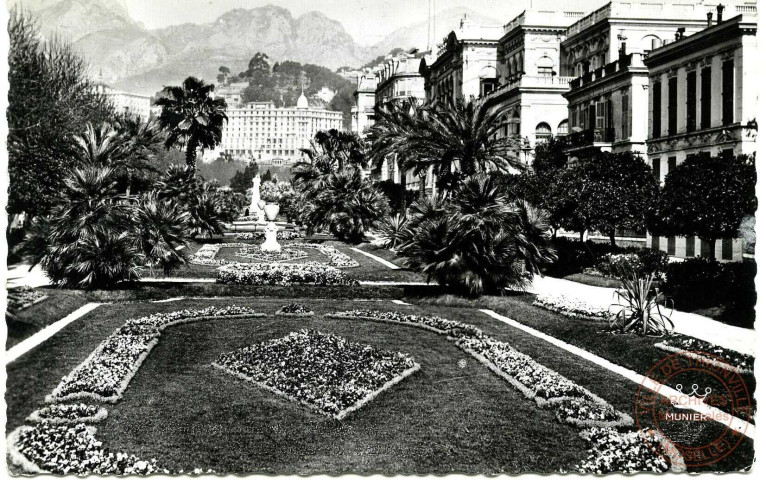 Menton - Jardin public et Montagnes Ste-Agnés