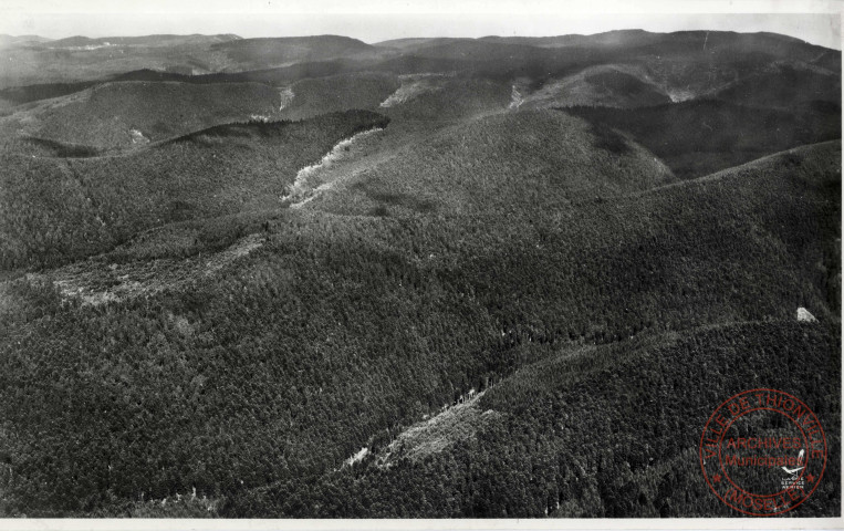 [Vue aérienne du massif du Donon : Dabo]