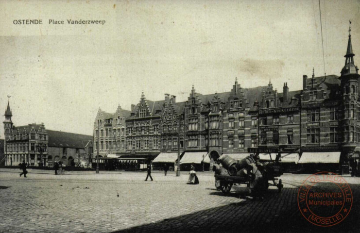 Ostende. Place Vanderzweep.