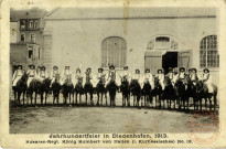 Jahrhundertfeier in Diedenhofen 1913. Husaren-Regt König Humbert von Italien (1. Kurhessisches) N°13