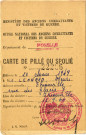 Carte de pillé ou spolié (1945-1947)