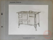 Etablissement E. Scholtès Thionville - Cuisinières Scholtès - Cuisinière mixte n° 1070