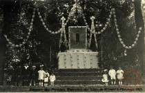 Souvenir des Premiers Reposoirs des Cités de Wendel à Florange,1925.