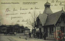 Diedenhofen = Thionville : Octroigebäude am Bahnhof = L'octroi près de la gare