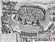 [Vue cavalière du siège de Thionville en 1558]