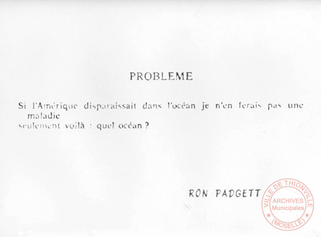 Spectacle du Théâtre Populaire de Lorraine : "Voies aériennes"