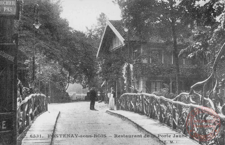 Cartes d'Autrefois (1890-1920) - Evénements et curiosités - Fontenay-sous-Bois - Restaurant de la Porte Jaune