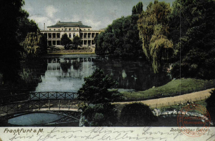 FRANKFURT . Zoologischer Garten