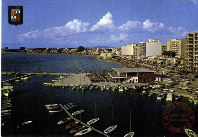 Mallorca - El Arenal - vue du club nautique