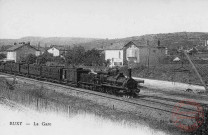 Cartes d'Autrefois (1890-1920) - Transports et communications - Buxy - La Gare