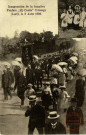 Inauguration de la bannière Fanfare 'Sainte Cécile' Uckange le 8 août 1909