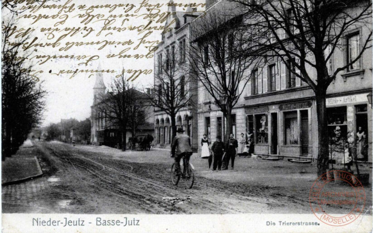 Nieder-Jeutz - Die Triererstrasse / Basse-Jutz