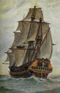 Hansa-Kriegsschiff ,,Hoffnung von Lübeck', 17 Jahrhundert
