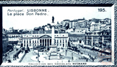 Portugal, Lisbonne. La place Don Pedro