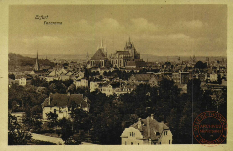 Erfurt. Panorama