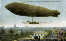 Le Clément-Bayard au-dessus de Paris