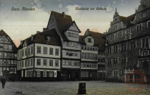 Hann. Müden - Marktplak mit Rathaus