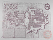 Plan de la ville de Nancy, capitale de Lorraine, dessiné par Claude de la Ruelle en 1611