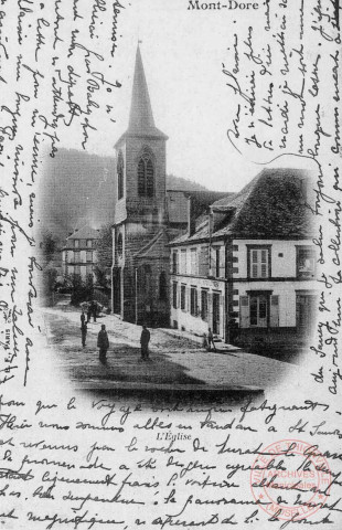 Cartes d'Autrefois (1890-1920) - Loisirs - Mont-Dore - L'Eglise