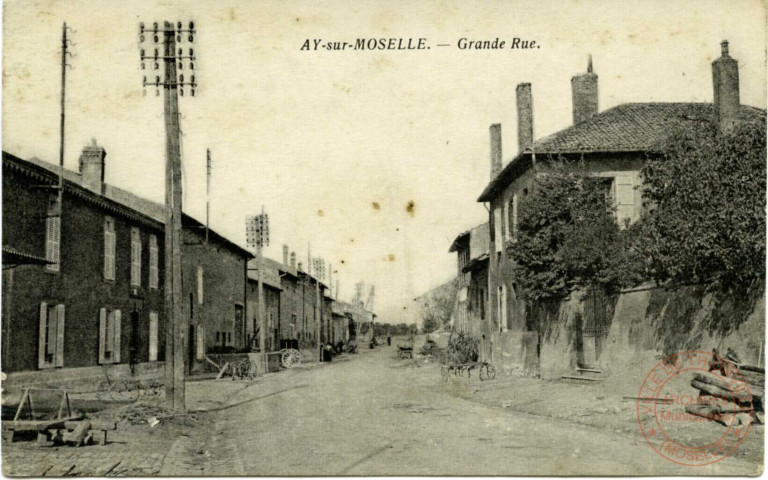 AY-SUR-MOSELLE. - Grande Rue.