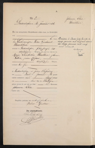 ETAT-CIVIL : registre de naissances (1901)