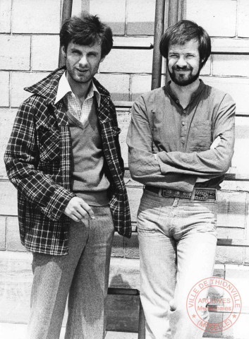 Portrait de Jacques Pieller (à gauche) et René Loyon (à droite)