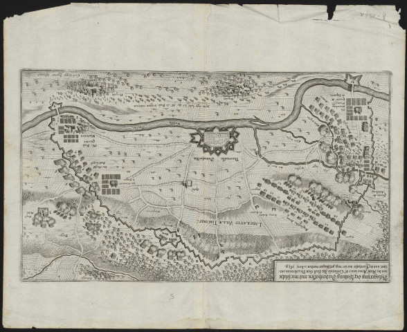 BELÄGERUNG DER VÖSTUNG DIEDENHOFFEN UND WIE SOLCHE VON DER KANS :ARME DE COMANDO IHR EXCELL : GEN : PICCOLOMINI ENTSEZET, UND DIE FRANTZOSEN DARUOR WEG GESCHLAGEN WORDEN IM IUNY 1639