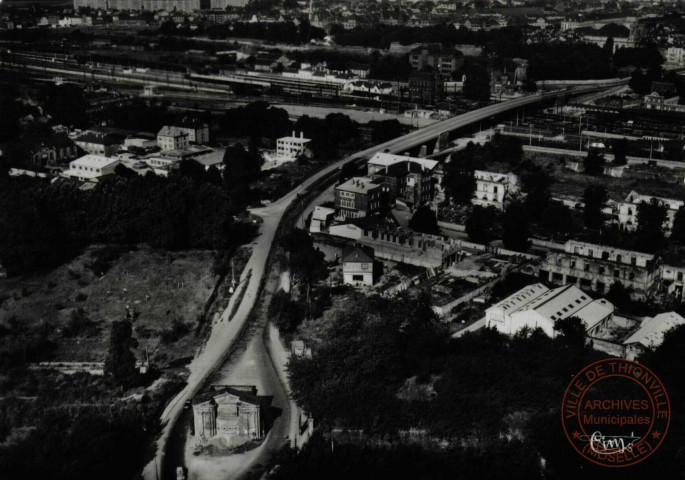 Thionville - Vue aérienne - La Porte de Sarrelouis