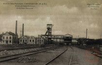 Mines de Saint-Pierremont à Mancieulles (M.-et-M.) Miniera di Saint-Pierremont. Grube Saint Pierremont. Siège d'Extraction. Sede d'Estrazione. Die Zeche