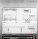 Thionville - Plan du pont sur la Moselle en 1803 - Projet pour la restauration générale du pont couvert