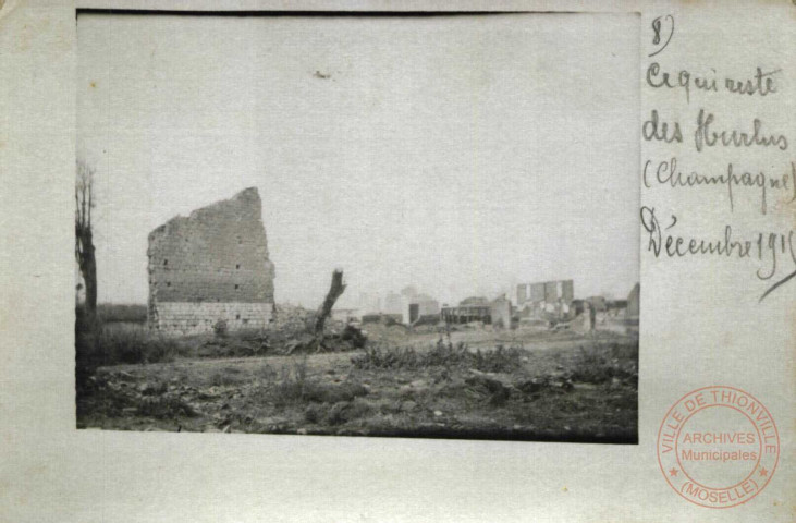 [Guerre de 1914 - Ruines des Hurlus]