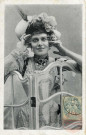 Portrait de Eugénie Philippine Faugère dite Eugénie Fougère, artiste de vaudeville et de music-hall française