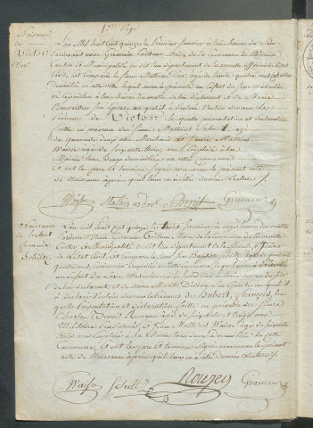 État civil : registre de naissances, mariages, décès (1815)