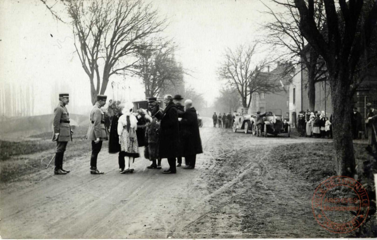 [Visite du préfet Léon Mirman le 3 décembre 1918]