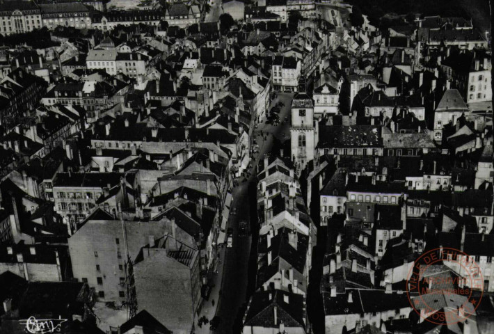 Thionville (Moselle) - Vue aérienne - Rue de Paris