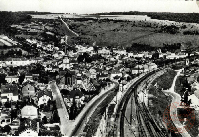 En avion au-dessus de... Fontoy (Moselle) - Vue générale