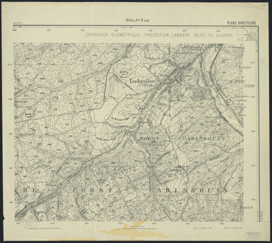 PLANS DIRECTEURS : BOULAY 8 a-b