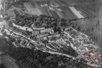 Vue aérienne de Rodemack