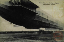 Frescaty-Metz 4-7-09 - Landung des Zeppelins / Atterrissage du Zeppelin