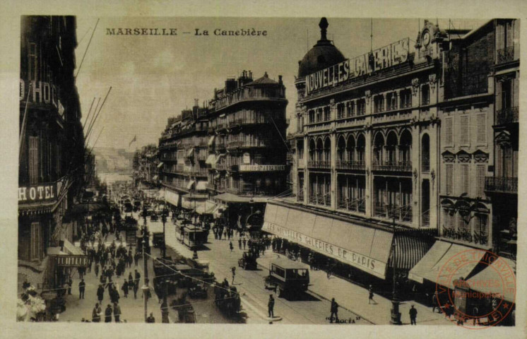 MARSEILLE - La Canebière