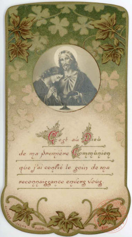 C'est au Dieu de ma première Communion que j'ai confié le soin de ma reconnaissance envers vous - Souvenir du 6 avril 1919, Gabrielle et Renée Brouard