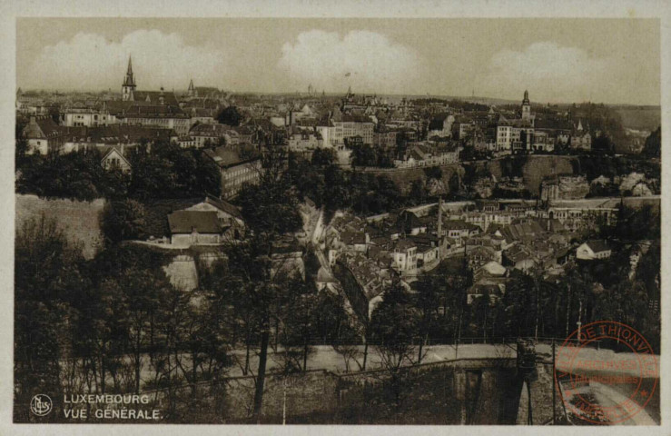 Luxembourg.Vue Générale.