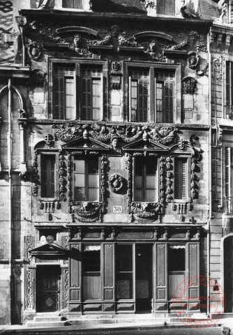 Dijon (Côte-d'Or). Echauguette - La Maison Misland - Façade Renaissance (1561)