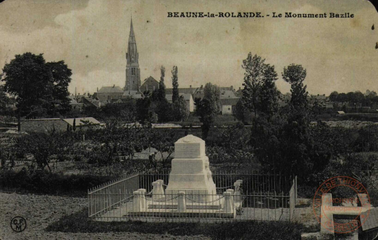 BEAUNE-LA-ROLANDE. - Le Monument Bazille