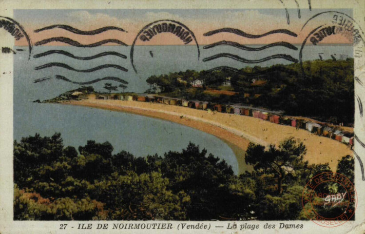 Ile de Noirmoutier (Vendée) . La Plage des Dames