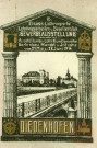 16ème exposition commerciale des compagnons d'apprentissage d'Alsace-Lorraine couplée à l'exposition des arts décoratifs, de l'horticulture, du commerce et de l'industrie lorrains du 21 mai au 28 juin 1914