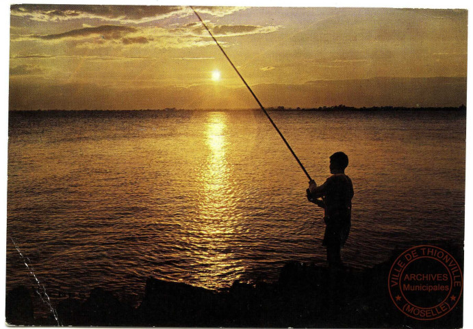 Paysage des Landes - Coucher de soleil